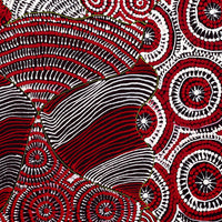 Aboriginal Artwork by Maggie Napangardi Williams, Janmarda Jukurrpa (Bush Onion Dreaming), 40x40cm