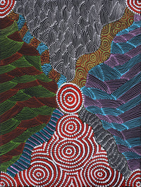 Aboriginal Artwork by Maggie Napangardi Williams, Janmarda Jukurrpa (Bush Onion Dreaming), 61x46cm