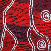 Aboriginal Artwork by Maggie Napaljarri Ross, Janganpa Jukurrpa - Mawurrji, 30x30cm