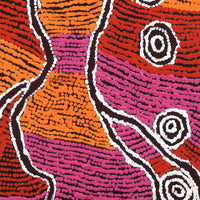 Aboriginal Artwork by Maggie Napaljarri Ross, Janganpa Jukurrpa - Mawurrji, 30x30cm