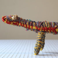 Aboriginal Artwork by Maimie Butler - Tjanpi Tinka (goanna) Sculpture