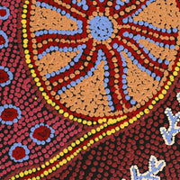 Aboriginal Artwork by Makiniti Minutjukur, Ernabella Area, 107x46cm