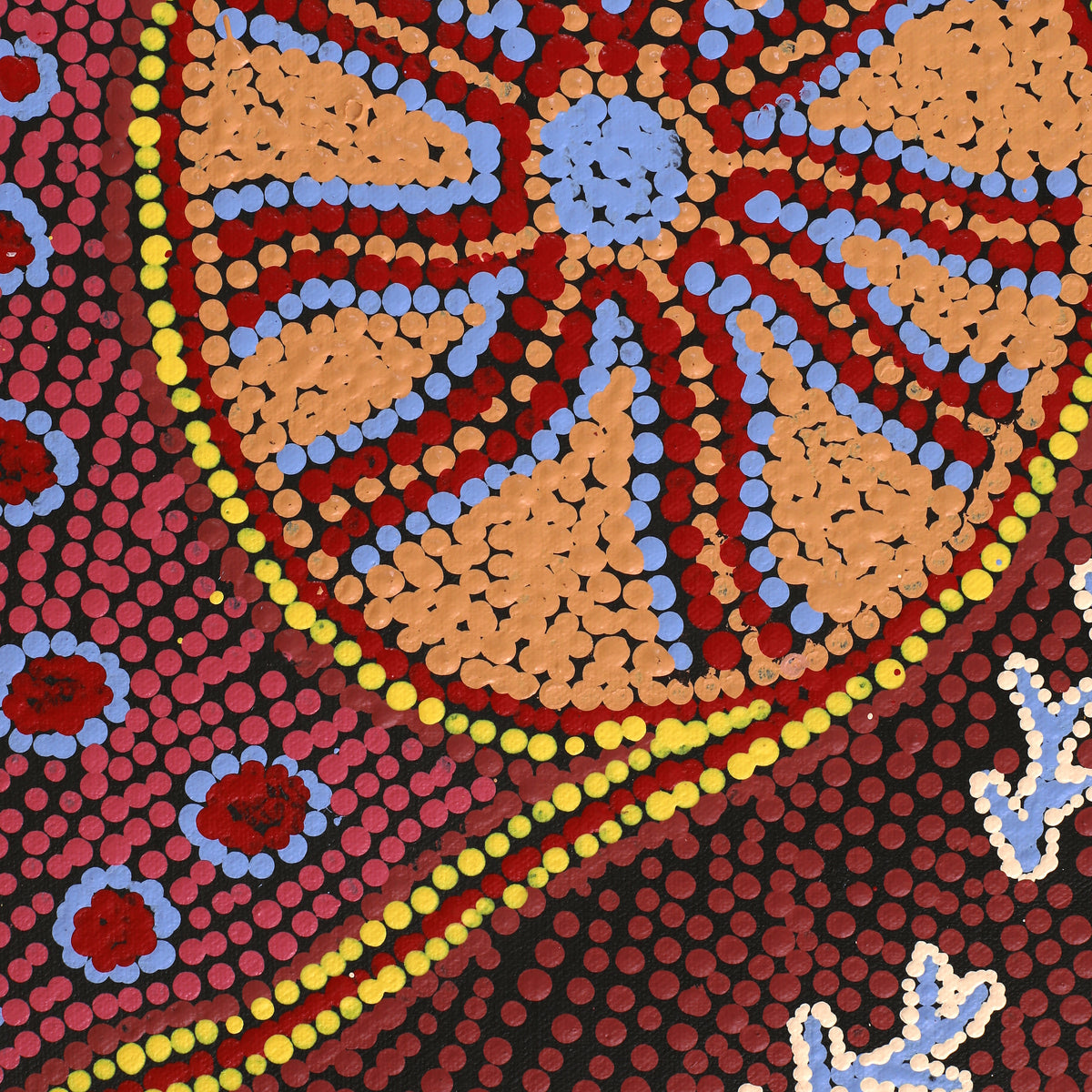 Aboriginal Art by Makiniti Minutjukur, Ernabella Area, 107x46cm - ART ARK®