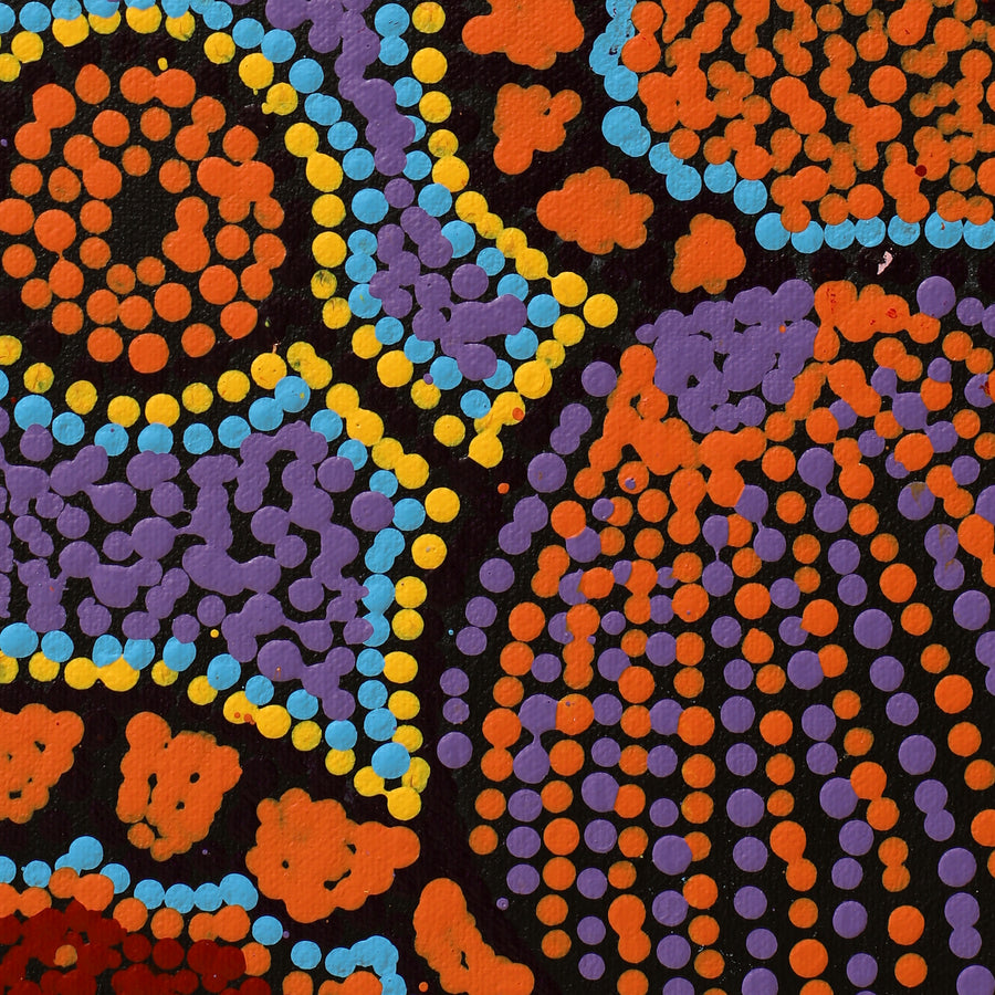 Aboriginal Artwork by Makiniti Minutjukur, Ernabella Area, 107x70cm