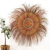 Aboriginal Artwork by Marcia Marrkula Mawulawuy - Woven Mat 160cm