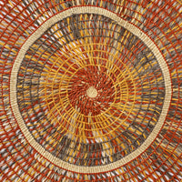 Aboriginal Artwork by Marcia Marrkula Mawulawuy - Woven Mat 160cm