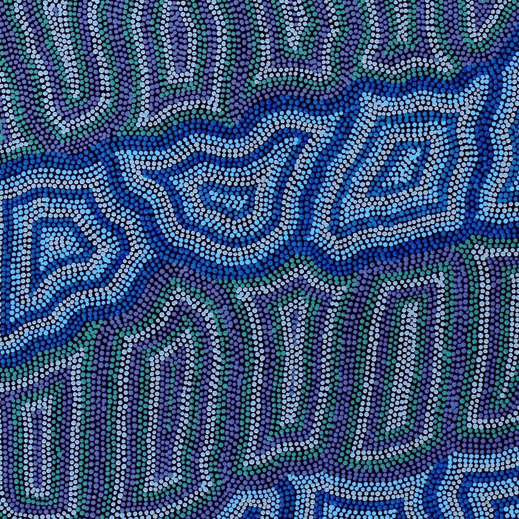 Aboriginal Artwork by Margaret Donegan, Kungkarangkalpa (Seven Sisters Story), 122x60cm