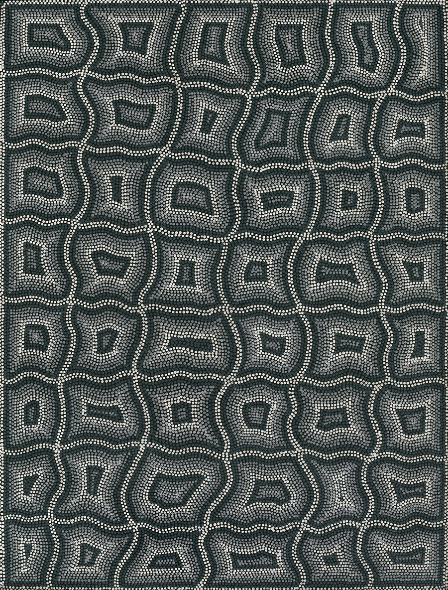 Aboriginal Artwork by Margaret Donegan, Kungkarangkalpa (Seven Sisters Story), 101x76cm