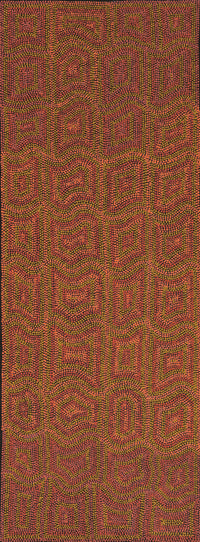 Aboriginal Artwork by Margaret Donegan, Kungkarangkalpa (Seven Sisters Story), 91x45cm