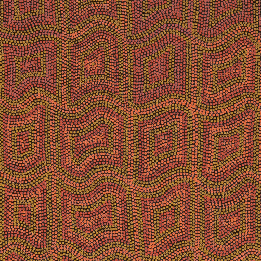 Aboriginal Artwork by Margaret Donegan, Kungkarangkalpa (Seven Sisters Story), 91x45cm