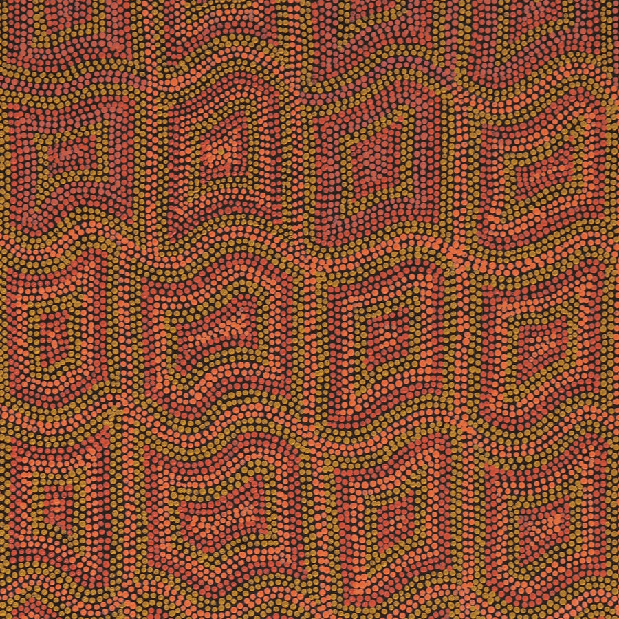 Aboriginal Artwork by Margaret Donegan, Kungkarangkalpa (Seven Sisters Story), 91x45cm