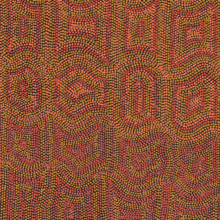 Aboriginal Artwork by Margaret Donegan, Kungkarangkalpa (Seven Sisters Story), 91x45cm