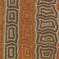 Aboriginal Artwork by Margaret Donegan, Kungkarangkalpa (Seven Sisters Story), 127x61cm