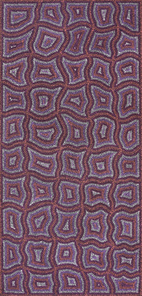 Aboriginal Artwork by Margaret Donegan, Kungkarangkalpa (Seven Sisters Story), 127x61cm