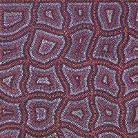 Aboriginal Artwork by Margaret Donegan, Kungkarangkalpa (Seven Sisters Story), 127x61cm