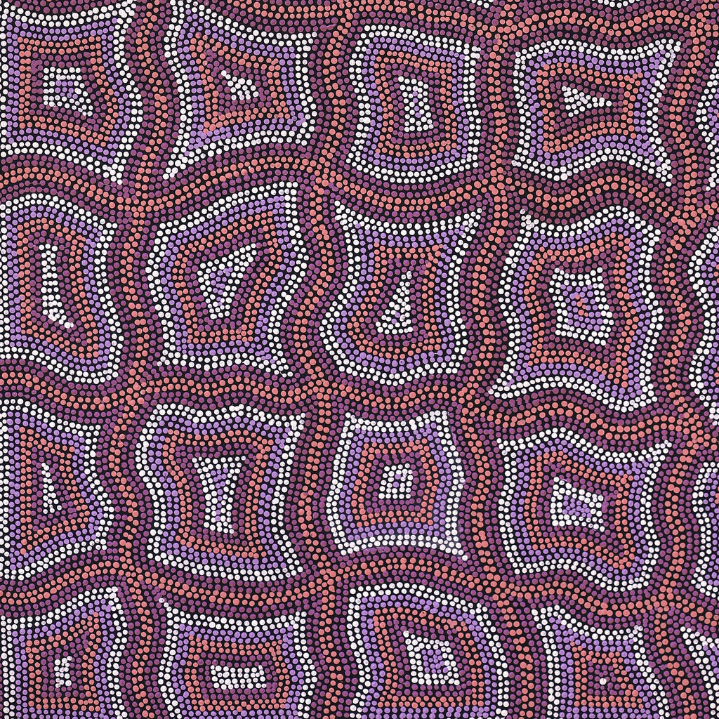 Aboriginal Artwork by Margaret Donegan, Kungkarangkalpa (Seven Sisters Story), 127x61cm