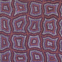 Aboriginal Artwork by Margaret Donegan, Kungkarangkalpa (Seven Sisters Story), 127x61cm