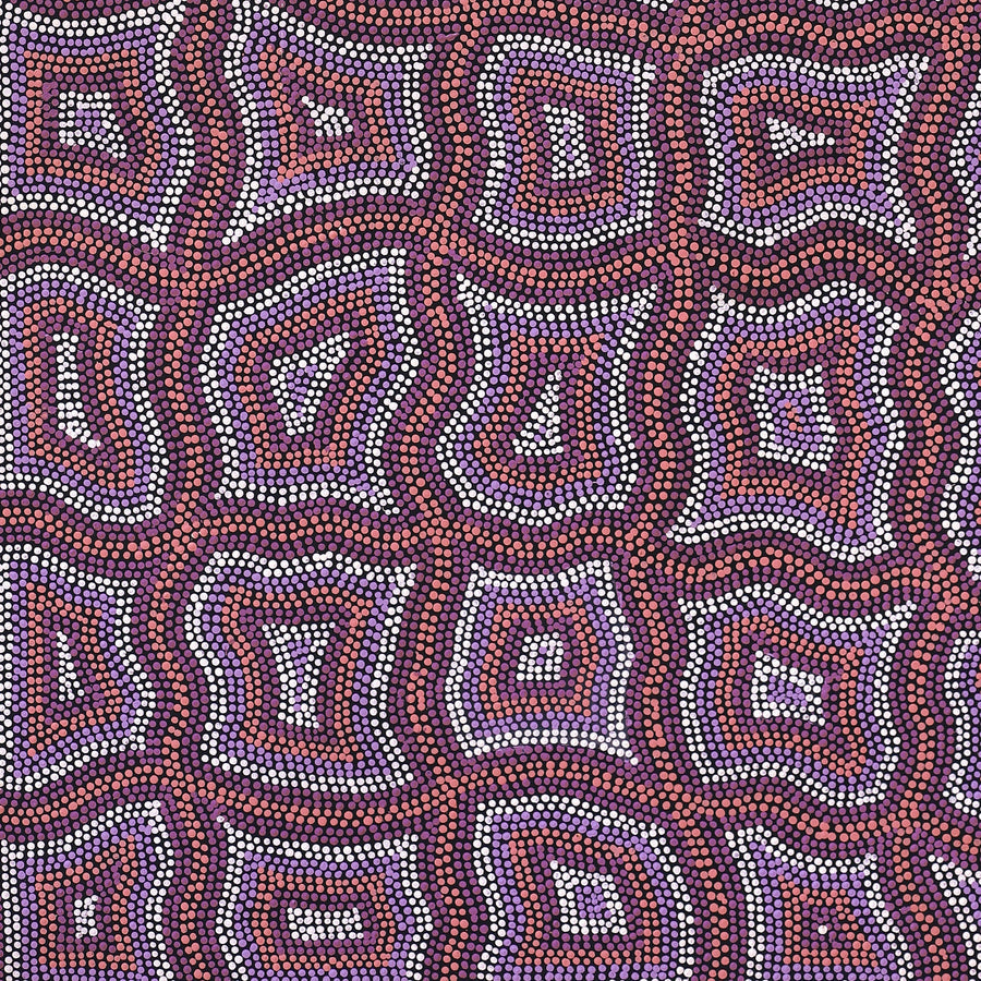 Aboriginal Artwork by Margaret Donegan, Kungkarangkalpa (Seven Sisters Story), 127x61cm