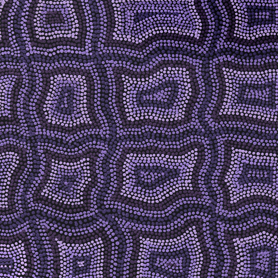 Aboriginal Artwork by Margaret Donegan, Kungkarangkalpa (Seven Sisters Story), 91x45cm