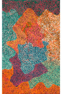 Aboriginal Artwork by Margaret Nangala Gallagher, Yankirri Jukurrpa (Emu Dreaming), 122x76cm - ART ARK®