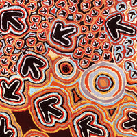 Aboriginal Artwork by Margaret Nangala Gallagher, Yankirri Jukurrpa (Emu Dreaming), 122x91cm