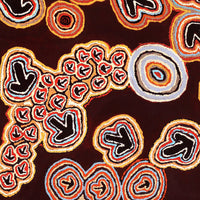 Aboriginal Artwork by Margaret Nangala Gallagher, Yankirri Jukurrpa (Emu Dreaming), 122x91cm