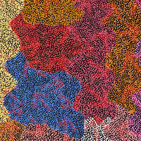 Aboriginal Artwork by Margaret Nangala Gallagher, Yankirri Jukurrpa (Emu Dreaming), 122x91cm