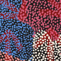 Aboriginal Artwork by Margaret Nangala Gallagher, Yankirri Jukurrpa (Emu Dreaming), 122x91cm