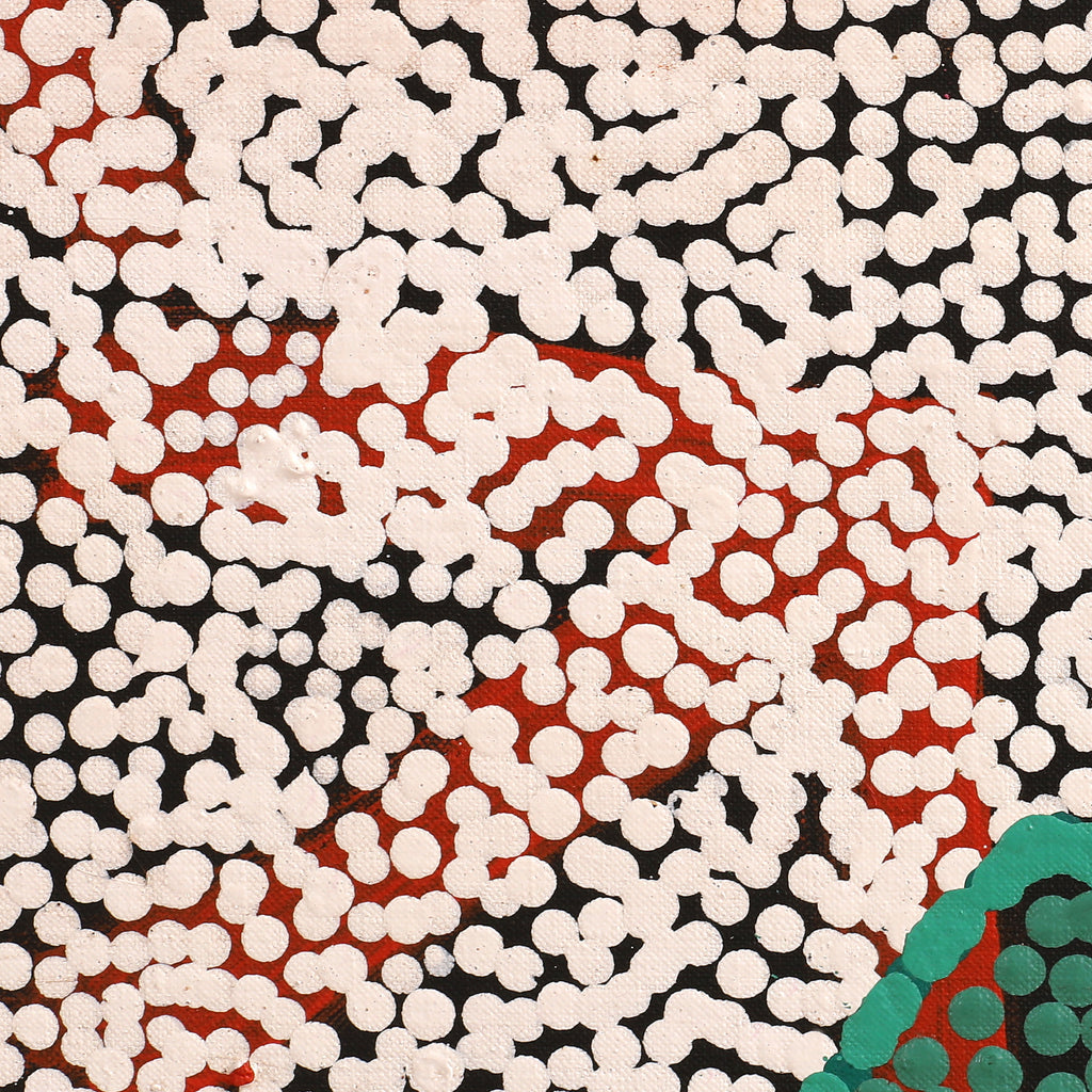 Aboriginal Artwork by Margaret Nangala Gallagher, Yankirri Jukurrpa (Emu Dreaming), 152x122cm