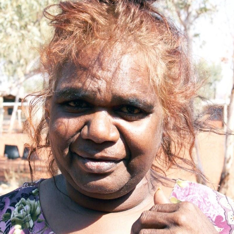 Aboriginal Artwork by Margaret Nangala Gallagher, Yankirri Jukurrpa (Emu Dreaming), 182x76cm