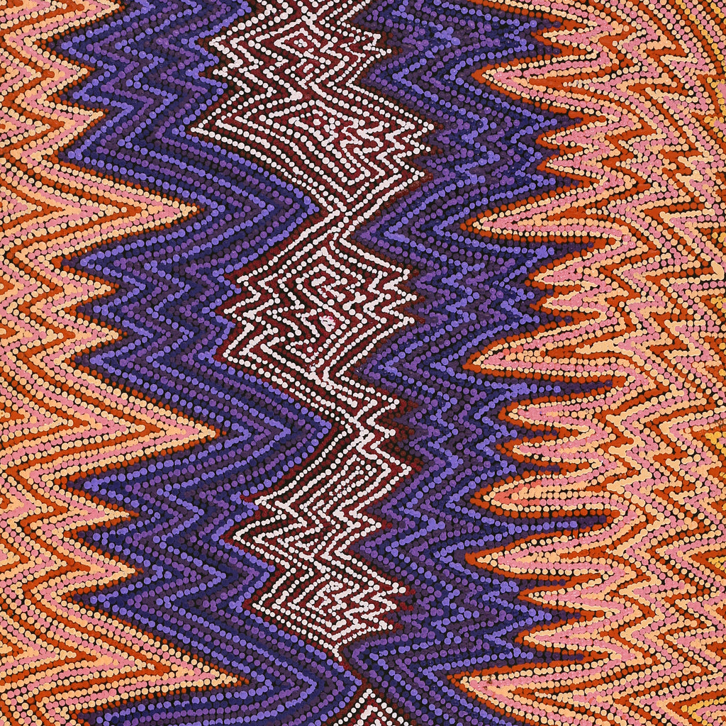 Aboriginal Art by Margaret Napangardi Lewis, Mina Mina Dreaming - Ngalyipi, 152x61cm - ART ARK®