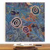 Aboriginal Artwork by Margaret Napangardi Lewis, Mina Mina Dreaming, 122x122cm