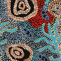 Aboriginal Art by Margaret Napangardi Lewis, Mina Mina Dreaming, 61x61cm - ART ARK®