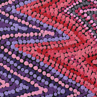 Aboriginal Artwork by Margaret Napangardi Lewis, Mina Mina Dreaming, 76x46cm