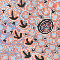 Aboriginal Artwork by Margaret Nangala Gallagher, Yankirri Jukurrpa, 122x61cm