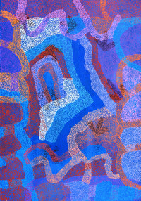 Aboriginal Artwork by Margaret Nangala Gallagher, Yankirri Jukurrpa (Emu Dreaming), 152x107cm