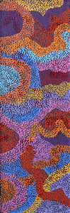 Aboriginal Artwork by Margaret Nangala Gallagher, Yankirri Jukurrpa (Emu Dreaming), 91x30cm - ART ARK®