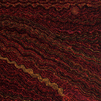 Aboriginal Artwork by Margaret Napangardi Lewis, Mina Mina Jukurrpa (Mina Mina Dreaming) - Ngalyipi, 122x91cm