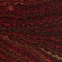 Aboriginal Artwork by Margaret Napangardi Lewis, Mina Mina Jukurrpa (Mina Mina Dreaming) - Ngalyipi, 122x91cm