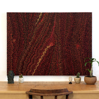Aboriginal Artwork by Margaret Napangardi Lewis, Mina Mina Jukurrpa (Mina Mina Dreaming) - Ngalyipi, 122x91cm