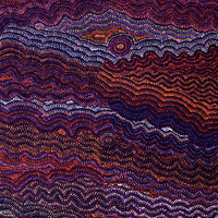 Aboriginal Artwork by Margaret Napangardi Lewis, Mina Mina Dreaming - Ngalyipi, 183x91cm