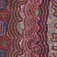 Aboriginal Artwork by Margaret Napangardi Lewis, Mina Mina Dreaming - Ngalyipi, 61x46cm