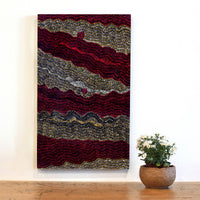 Aboriginal Artwork by Margaret Napangardi Lewis, Mina Mina Dreaming - Ngalyipi, 76x46cm