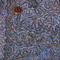 Aboriginal Artwork by Margaret Napangardi Lewis, Mina Mina Dreaming - Ngalyipi, 76x61cm