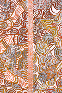 Aboriginal Artwork by Margarina Napanangka Miller, Lukarrara Jukurrpa, 91x61cm