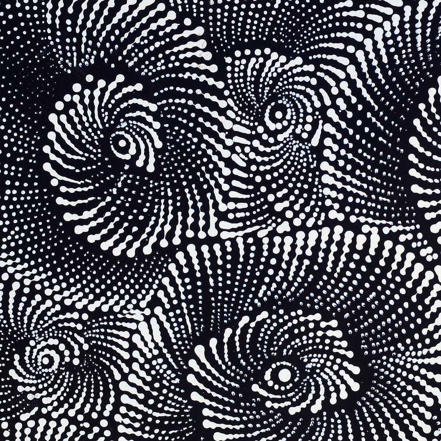 Aboriginal Artwork by Maria Nampijinpa Brown, Pamapardu Jukurrpa (Flying Ant Dreaming) - Warntungurru, 30x30cm