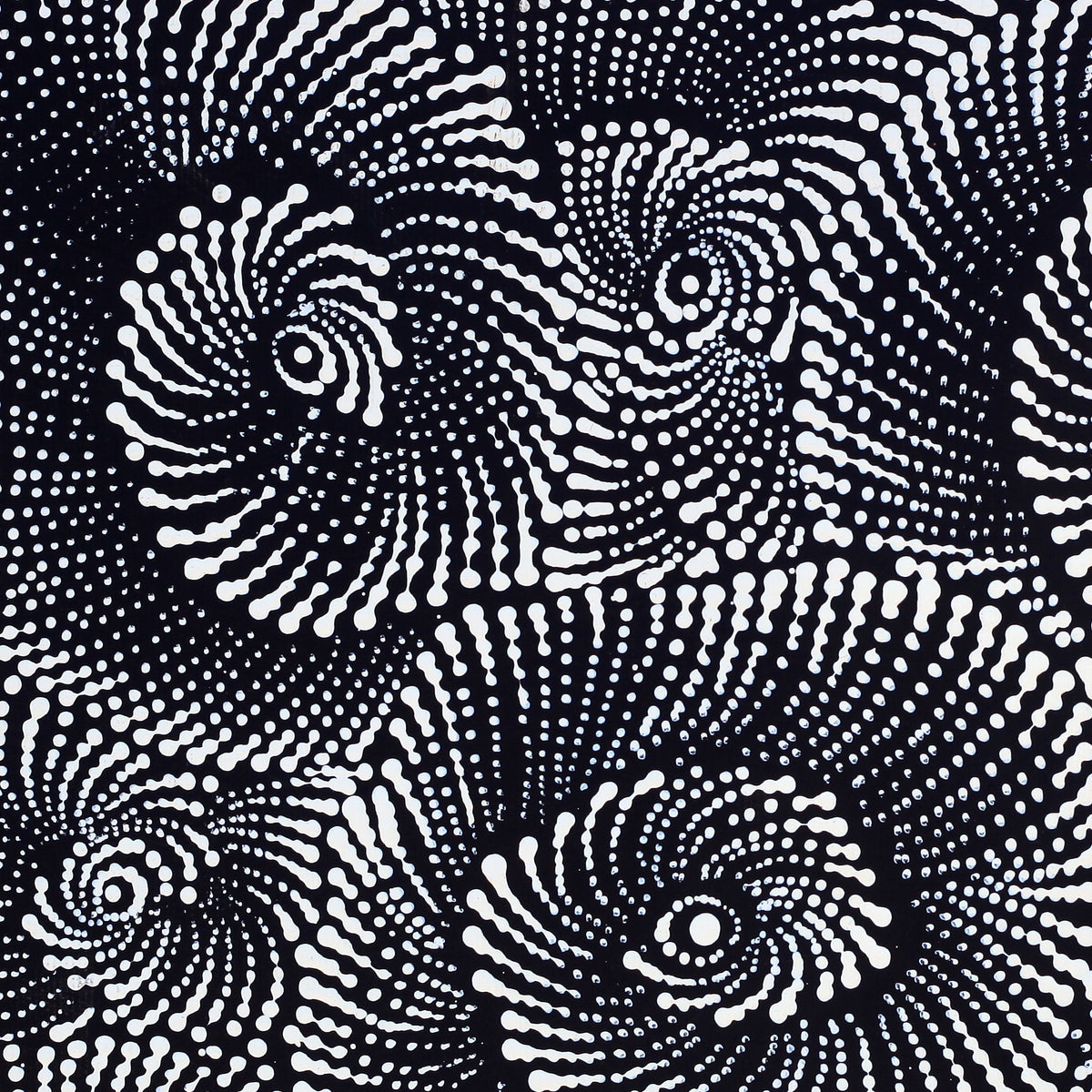 Aboriginal Artwork by Maria Nampijinpa Brown, Pamapardu Jukurrpa (Flying Ant Dreaming) - Warntungurru, 30x30cm