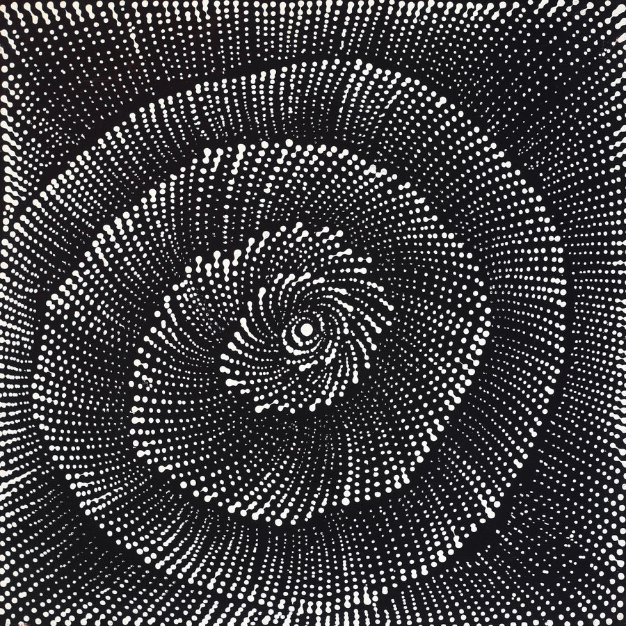 Aboriginal Artwork by Maria Nampijinpa Brown, Pamapardu Jukurrpa (Flying Ant Dreaming) - Warntungurru, 30x30cm