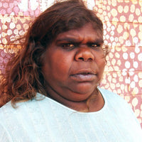 Aboriginal Artwork by Maria Nampijinpa Brown, Pamapardu Jukurrpa (Flying Ant Dreaming) - Warntungurru, 30x30cm