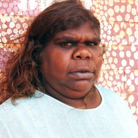 Aboriginal Artwork by Maria Nampijinpa Brown, Pamapardu Jukurrpa (Flying Ant Dreaming) - Warntungurru, 107x76cm